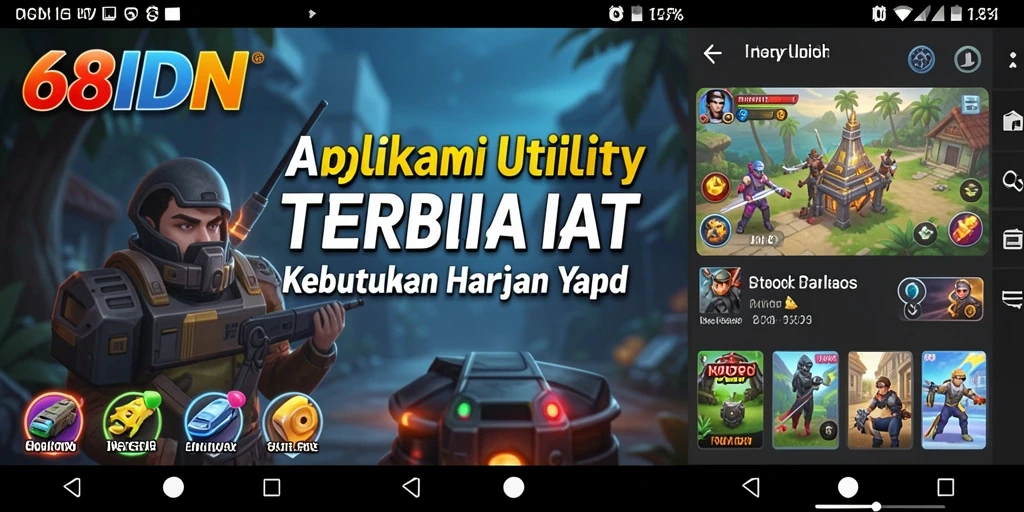 Tampilan utama aplikasi 68IDN yang memudahkan pengguna.