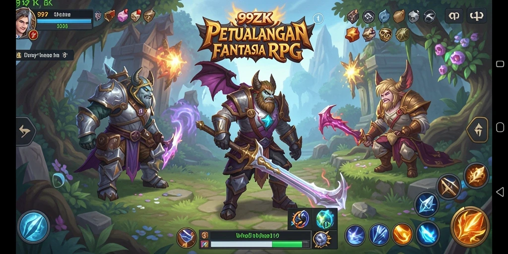 Tampilan gameplay 99ZK yang menegangkan dan mendalam.