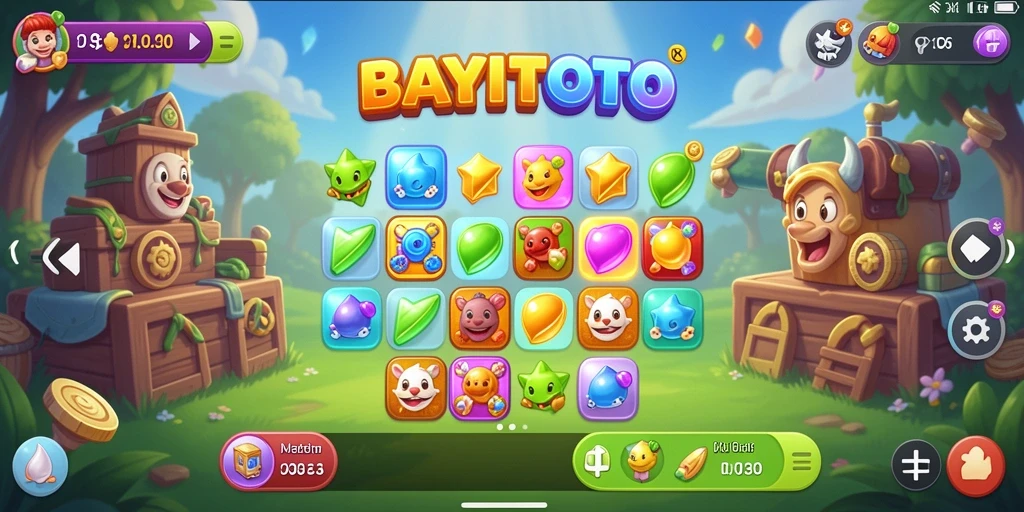 Tampilan gameplay <strong>BAYITOTO</strong> yang seru dan penuh warna.