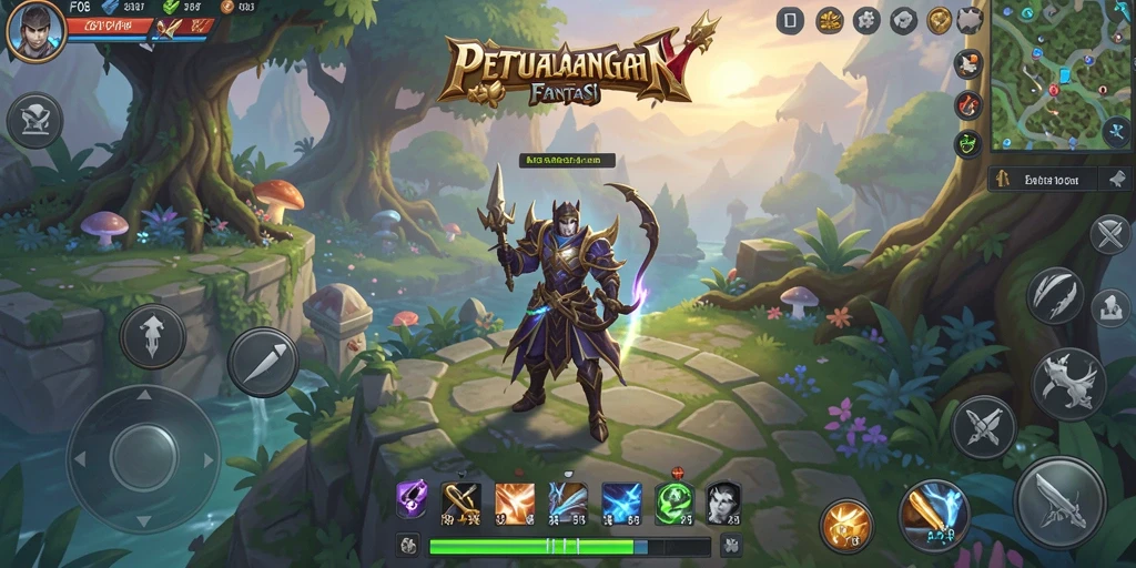 Tampilan menarik dari gameplay F08 dengan karakter dan pertarungan yang epik.