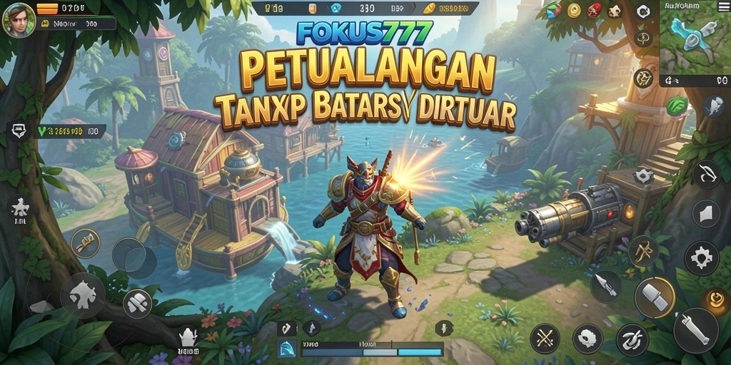 Screenshot gameplay menunjukkan keindahan dunia Open World FOKUS777.