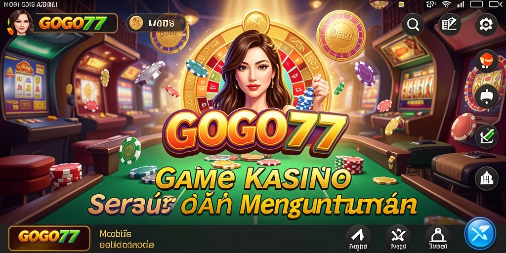 Screenshot GOGO77 menampilkan gameplay Kasino yang penuh aksi dan keseruan.