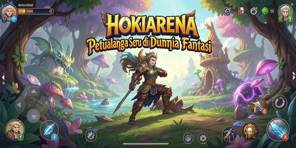 Tampilan gameplay HOKIARENA yang seru dan penuh petualangan.