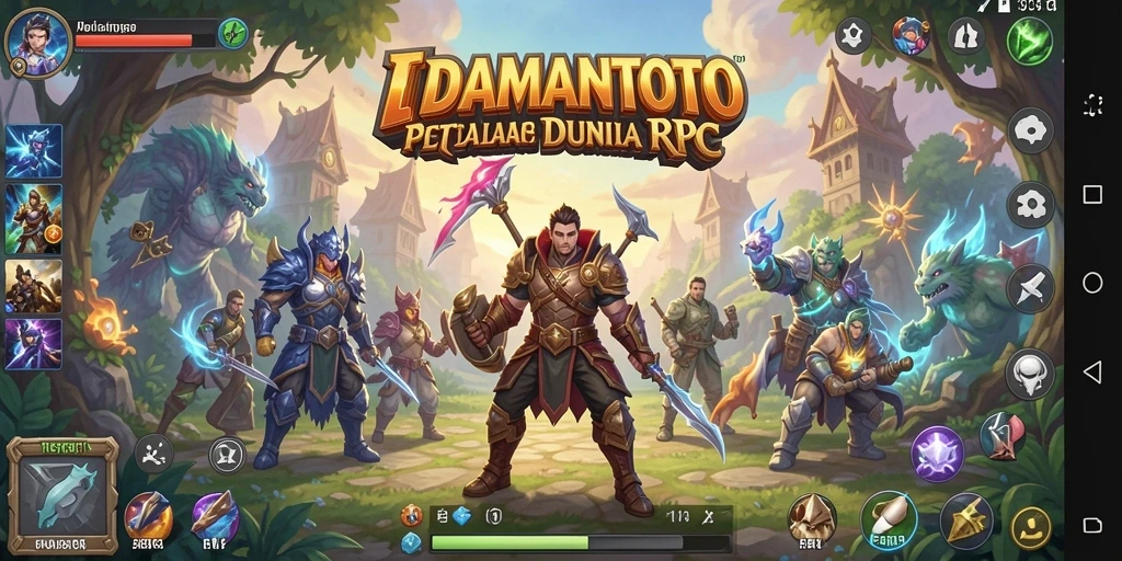 Tangkapan layar gameplay <strong>IDAMANTOTO</strong> yang menunjukkan pertarungan epik.