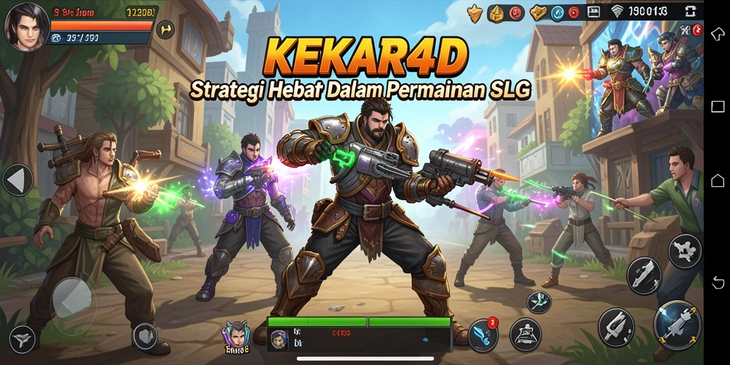 Tampilan gameplay KEKAR4D dengan pertempuran strategis yang mendebarkan.
