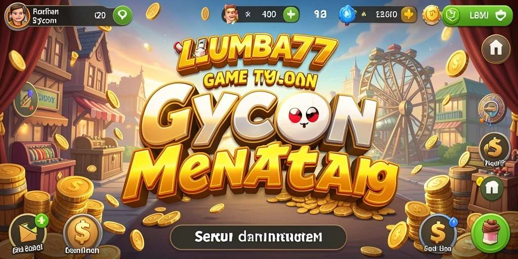 Screenshot LUMBA77 menampilkan bisnis yang berkembang pesat dalam gameplay Tycoon.