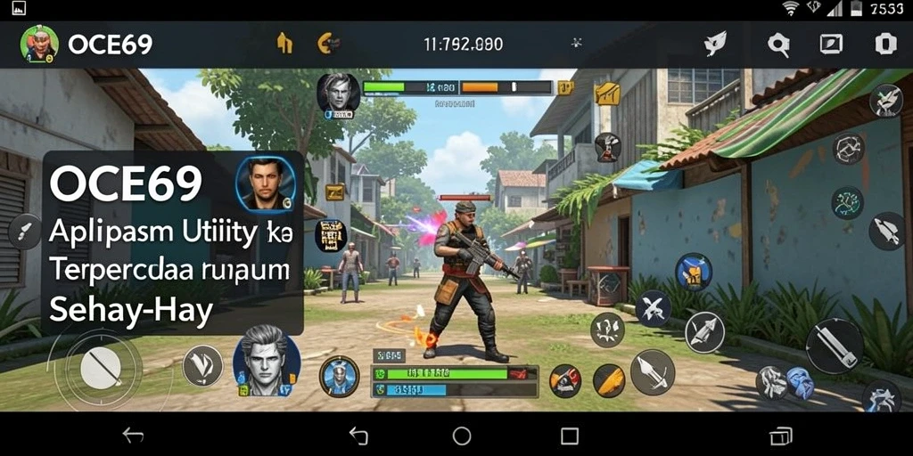 Tampilan antarmuka utama OCE69 yang modern dan intuitif.