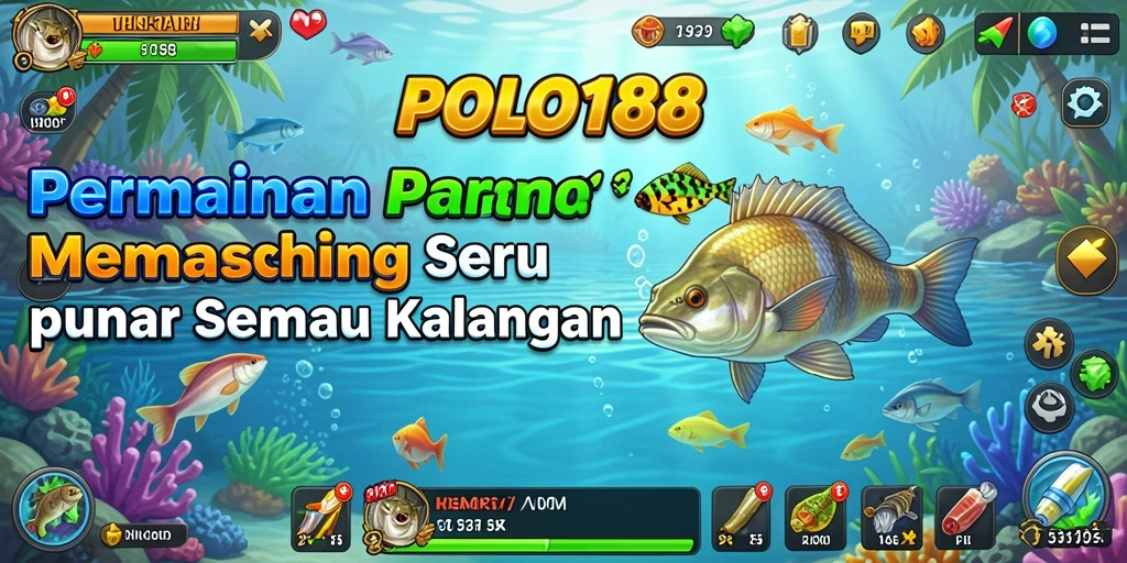 Gameplay seru dalam permainan memancing POLO188 yang menantang.