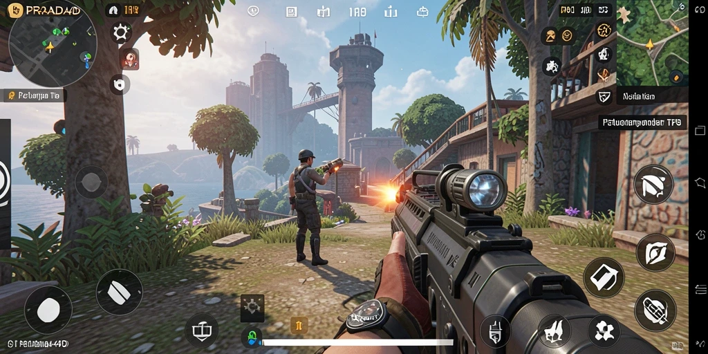 Screenshot gameplay <strong>PRADA4D</strong> yang menampilkan aksi seru dalam TPS.
