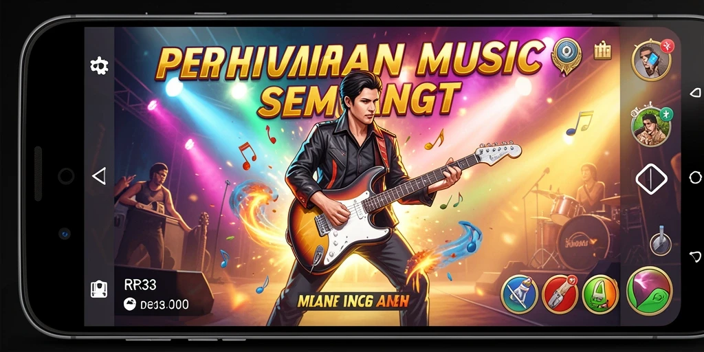 Tampilan gameplay RR33 yang penuh warna dan interaktif.