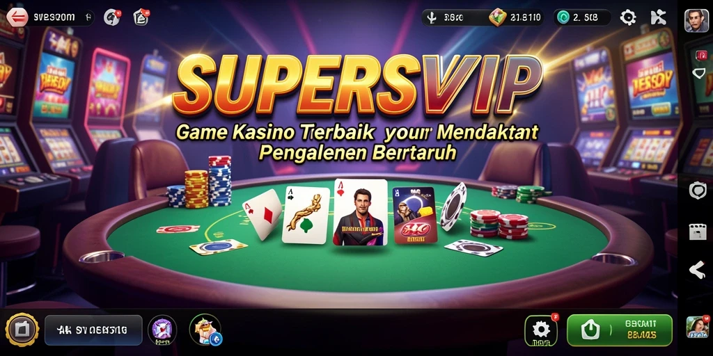 Tampilan gameplay yang menarik dan penuh aksi di SUPERSVIP.