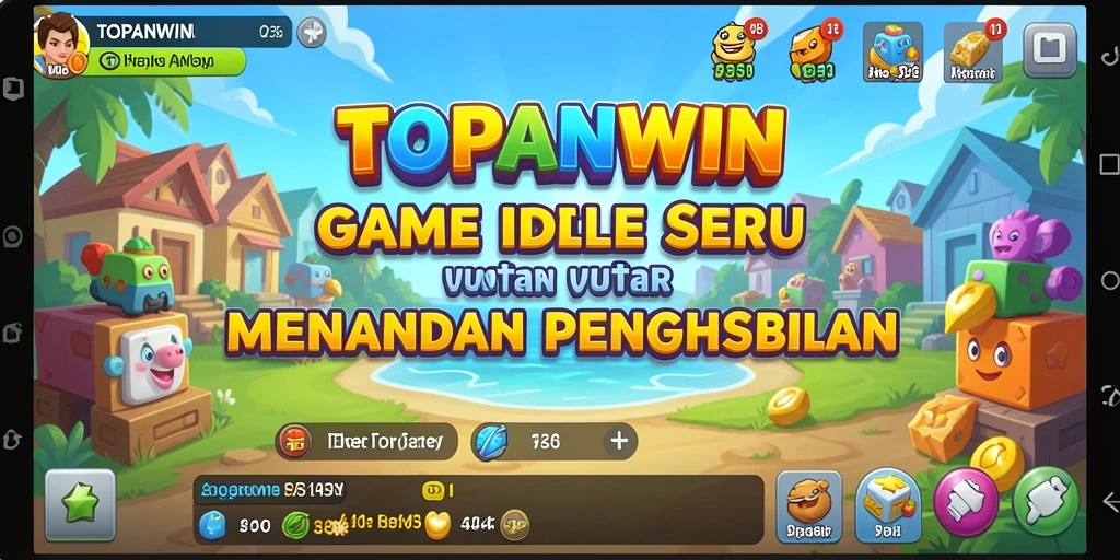 Screenshot permainan yang menunjukkan kemajuan dalam game Idle.